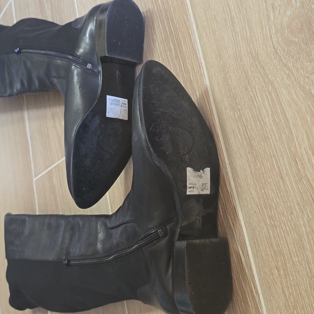 Black Knee-High Boots - Picture 7 of 7